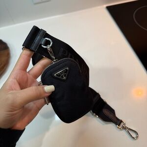 Prada nylon strap bag